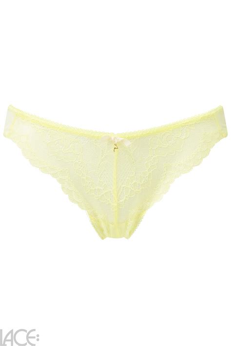 Gossard Superboost Thong Lemon Lace Lingerie