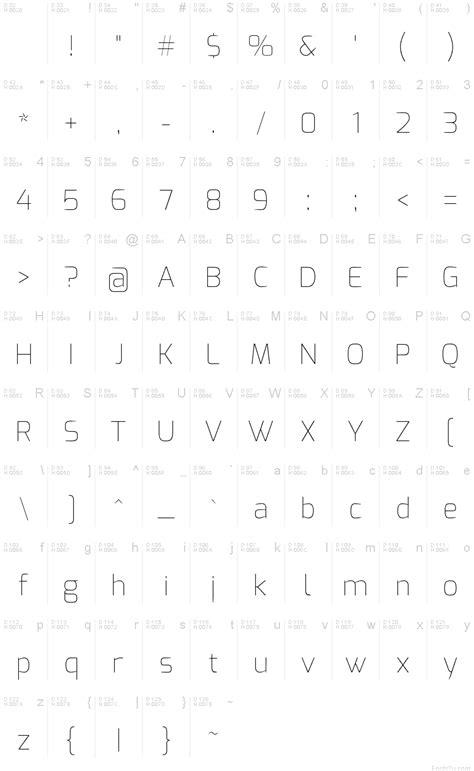 Exo Thin Font