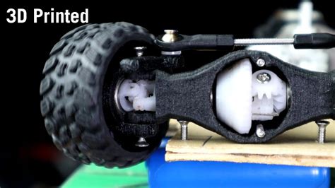 D Printed Solid Front Axle With Differential For Rc Car Youtube