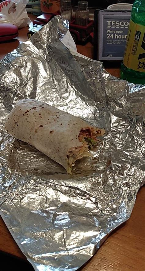 Burrito From A Local Gas Station Restaurant Only Two Locations In The