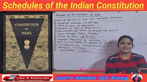 Class L Part Schedules Of The Indian Constitution Indian