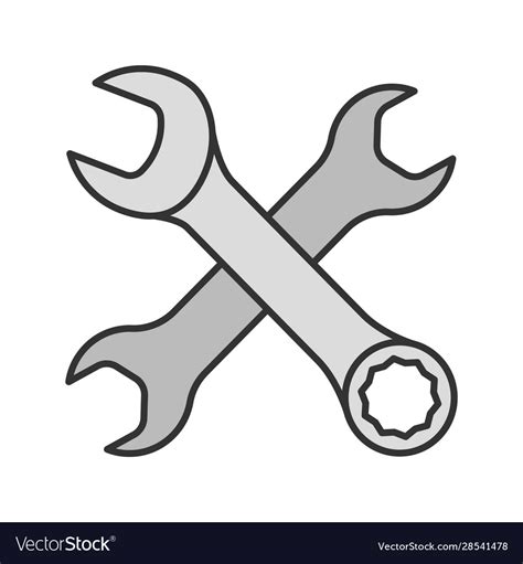 Cross Wrench Vector