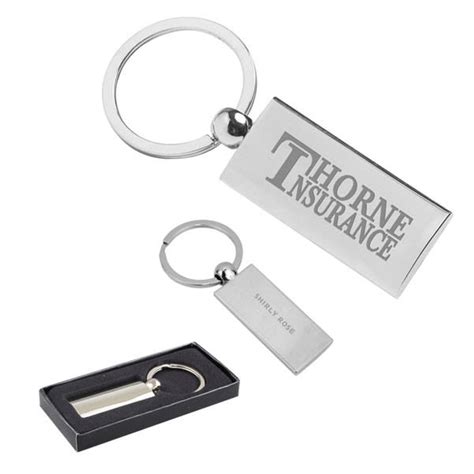 Promotional Era Laser Engraved Meta Keyholder Custom Keyholders