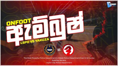 Lspd Vs Yakuza Ambush Ceylon Roleplay Lspd Kalanapiumal