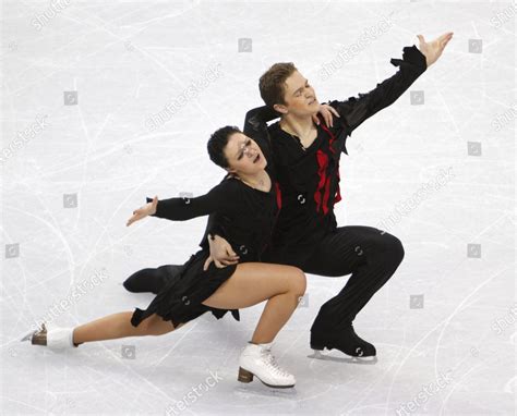 Alexandra Zaretsky Roman Zaretsky Israel Skate Editorial Stock Photo