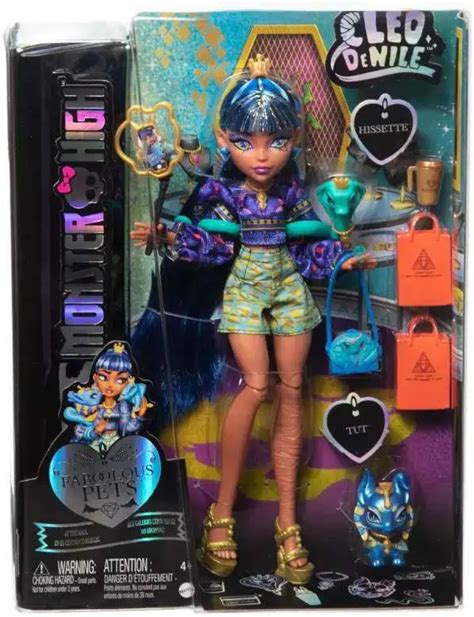 Monster High Faboolous Pets Cleo De Nile Exclusive Doll With Tut