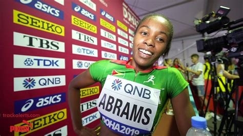 Aliyah Abrams Books 400m Semi Final Ticket Doha2019 Youtube