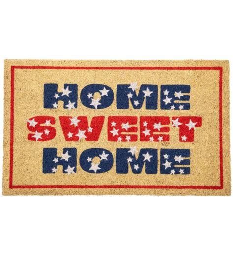 Red And Blue Americana Home Sweet Home Doormat Marketplace 1800Flowers