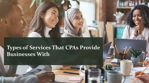 Ppt Types Of Services That Cpas Provide Businesses With Powerpoint