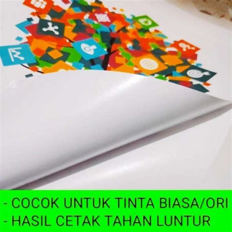 Jual Kertas Stiker Inkjet Glossy A Isi Lembar Sticker Foto