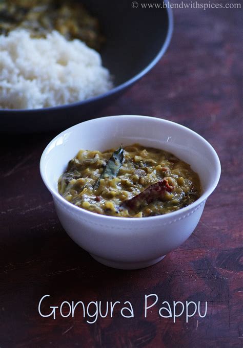 Gongura Pappu Recipe Andhra Style Gongura Dal Sorrel Leaves Dal