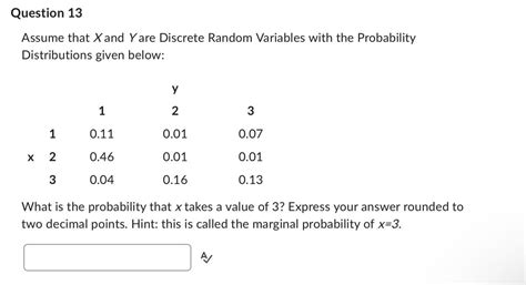 Answered Assume That X And Yare Discrete Random Bartleby