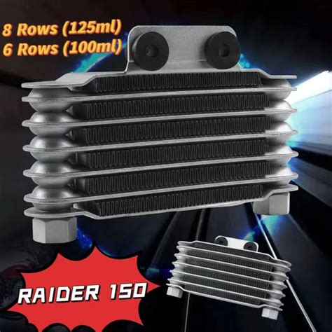 6 8 Rows Motorcycle Engine Oil Cooler Radiator RAIDER 150 Oil Cooler 6