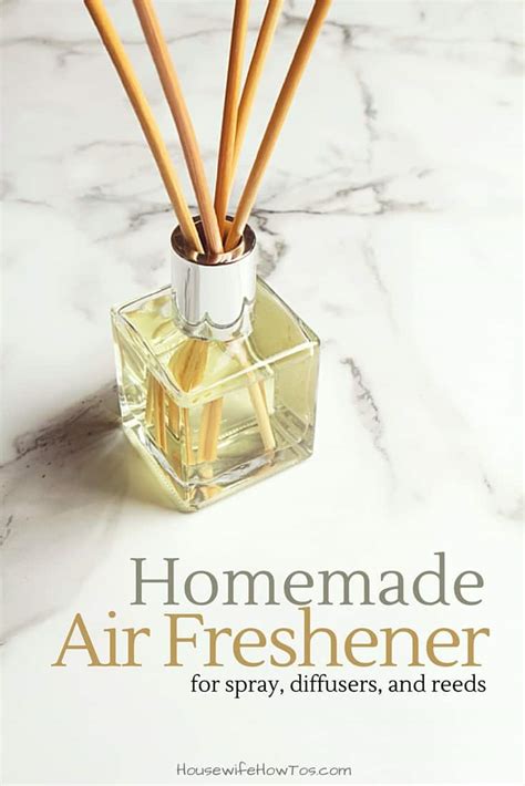 Homemade Air Freshener Recipe Spray Diffuser Or Reeds