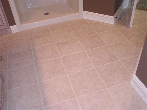 Basic Porcelain Tile Bathroom Floor in North Canton, Ohio | Classic ...