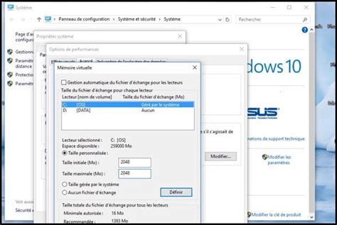 Comment augmenter la mémoire virtuelle de son PC
