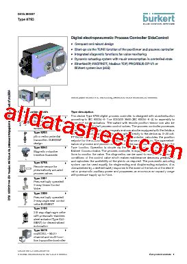 2103 Datasheet(PDF) - Christian Bürkert GmbH & Co. KG