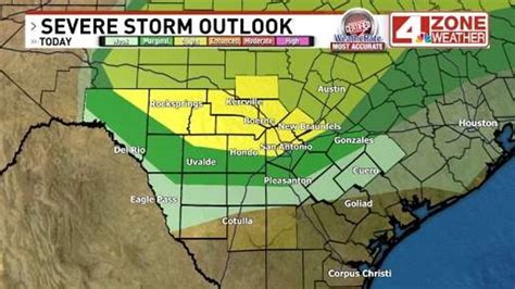 Marginal To Slight Risk Of Severe Storms Overnight