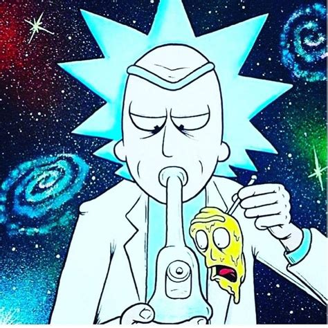 Rick And Morty Weed Wallpaper