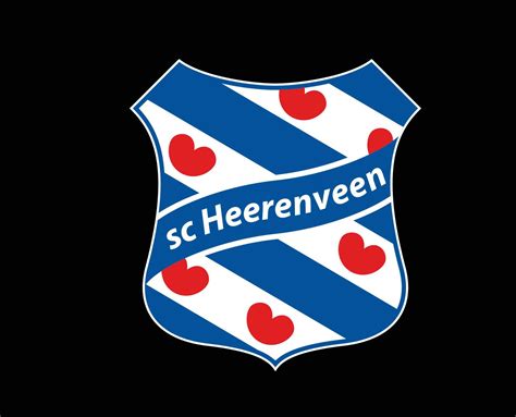 Heerenveen Club Symbol Logo Netherlands Eredivisie League Football Abstract Design Vector