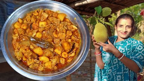 অনুষ্ঠান বাড়ির মতো এঁচোড় চিংড়ি। Echor Chingri Recipe In Bangali