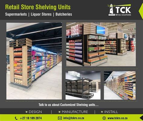 REtail Store Shelving Units | Grocery store design, Supermarket design ...