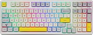 TH98 98 Key Hot Swappable RGB 2 4Ghz Bluetooth 5 0 Wired Mechanical