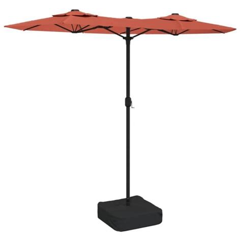 Zerodis Parasol à double tête terre cuite 316x240 cm LE647 Cdiscount