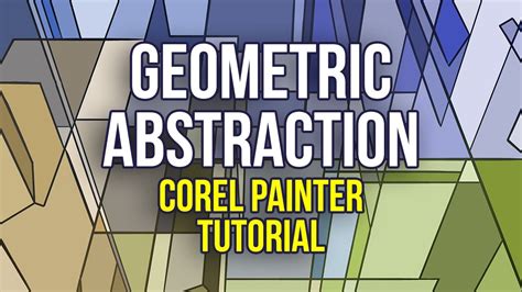 Geometric Abstraction Digital Abstract Art Tutorial Corel Painter