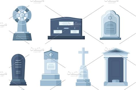 Different Types Of Tombstones And Crosses