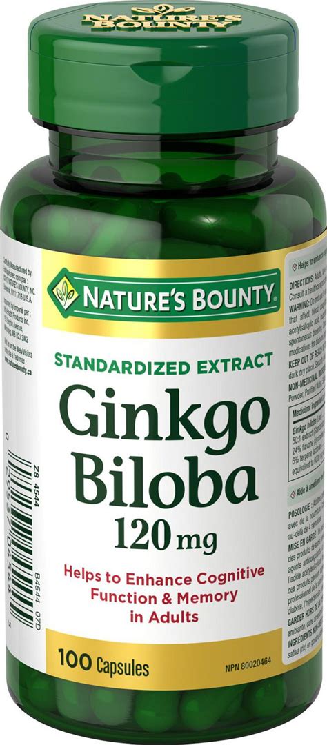 Nature S Bounty Ginkgo Biloba Walmart Canada