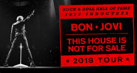 Bon Jovi This House Is Not For Sale 2018 Tour GlobalNews Events