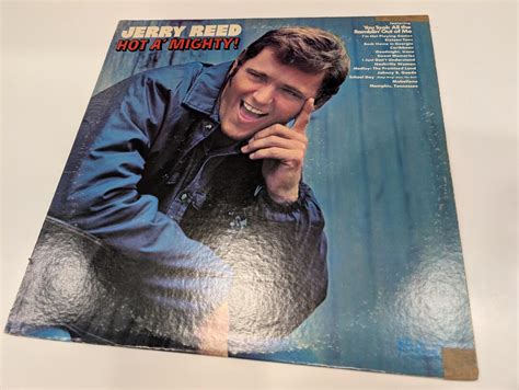 Jerry Reed Hot A Mighty Vinyl Lp Vg Cover Nm Disc Gorgeous Ultrasonic Cleaned Etsy