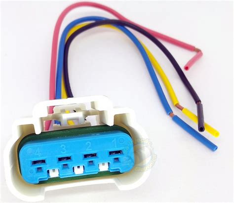 Só Injeção Eletrônica Conector Chicote 4 Vias Bomba Combustível GM