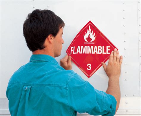 Dot Hazmat Placard Materials Labelmaster