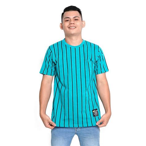 Jual Kaospolos Kaos Stripe Vertikal Salur Belang Belang Atasan Baju