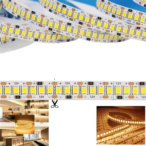 Fita Led 3000k Rolo 5m 12v 24w m Ip20 240 Leds m 1200 Leds Frete grátis