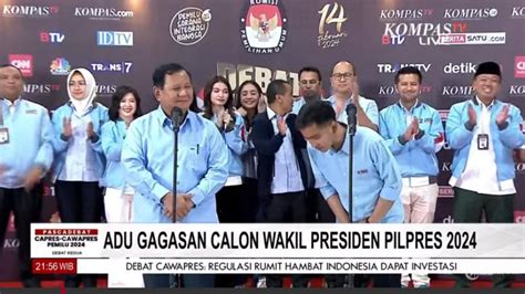 Puji Semua Gagasan Cawapres Prabowo Gibran Saya Kasih Nilai Sembilan