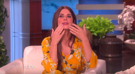 Sandra Bullock Swears By Penis Facials On The Ellen Show