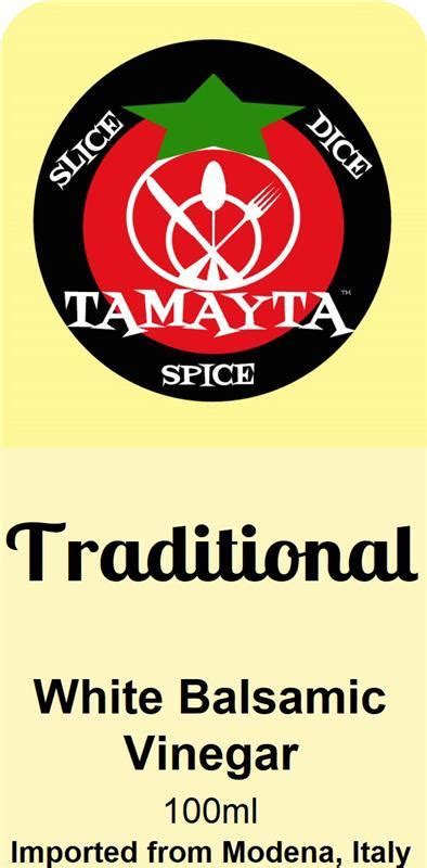 Traditional White Balsamic Vinegar 100ml Tamayta