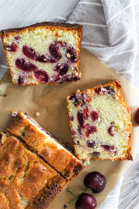 Cherry Pound Cake Dough Eyed