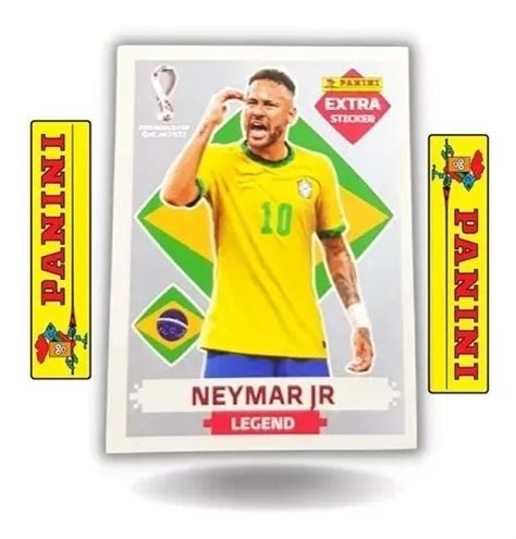 Figurinha Exclusiva Neymar Jr Prata Copa Do Mundo 2022 Mebuscar Brasil