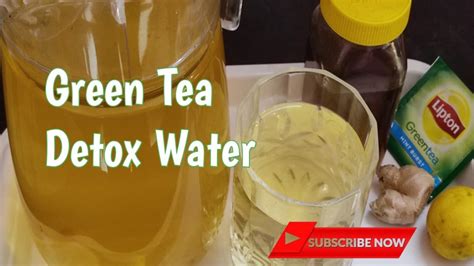 Green Tea Detox Water Recipe Lipton Green Tea Detox Water Day