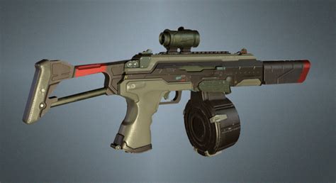 Sci Fi SMG Modular In Weapons UE Marketplace