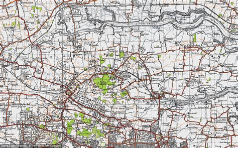 Historic Ordnance Survey Map Of Hockley 1945