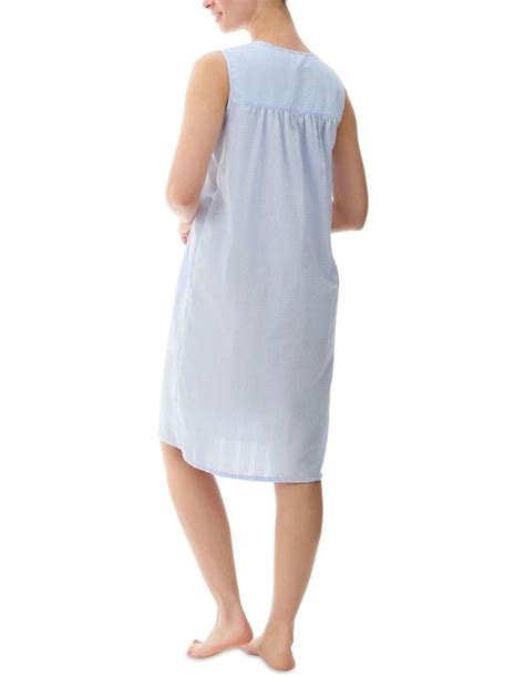 Givoni Sleeveless Short Nightie In Blue Myer