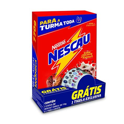 NESTLÉ Nescau Cereal Matinal Caixa 770g Grátis Tigela Pão de Açúcar