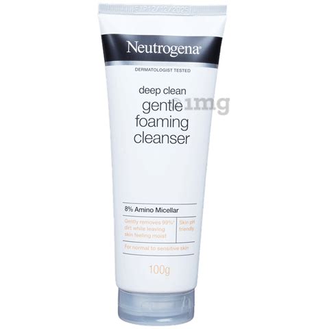 Neutrogena Deep Clean Gentle Foaming Cleanser For Normal To Sensitive Skin Buy Tube Of 1000