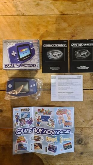 Original Gameboy Advance Purple Edition Complete With Insert