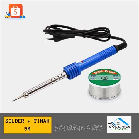 Jual B88 Solder Listrik Tangan 60w Watt Pengatur Suhu Adjustable